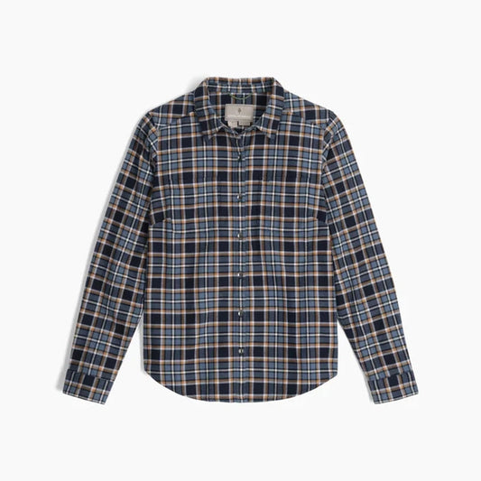 Royal Robbins Women's Lieback Organic Cotton Flannel-Women's - Clothing - Tops-Royal Robbins-Naval Tomales Plaid-S-Appalachian Outfitters