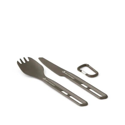 Sea To Summit Frontier UL Cutlery Set - [2 Piece] Spork and Knife-Camping - Cooking - Dishware-Sea To Summit-Appalachian Outfitters