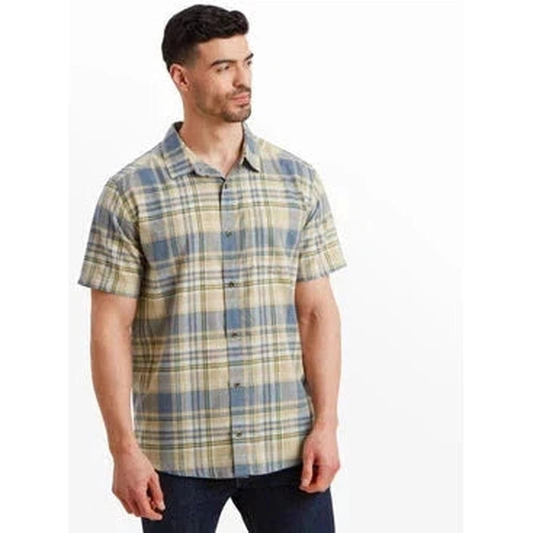 Sherpa Adventure Gear Men's Hosh Plaid Shirt-Men's - Clothing - Tops-Sherpa Adventure Gear-Bardiya Sand-M-Appalachian Outfitters