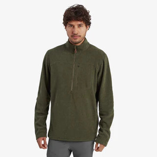 Sherpa Adventure Gear Men's Rolpa Eco Zip Tee-Men's - Clothing - Tops-Sherpa Adventure Gear-Evergreen-M-Appalachian Outfitters