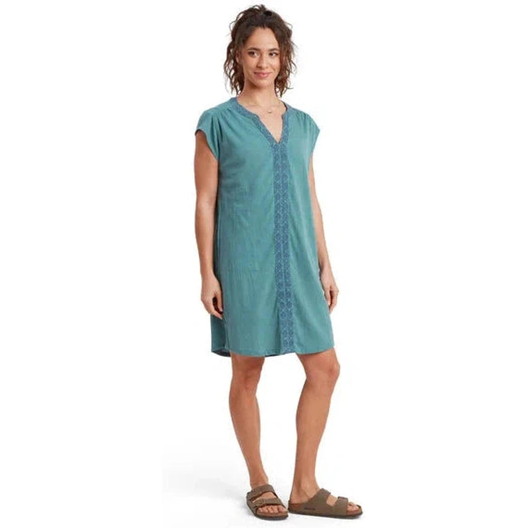 Sherpa Adventure Gear Women's Hara Cap Sleeve Dress-Women's - Clothing - Dresses-Sherpa Adventure Gear-Hydra-S-Appalachian Outfitters