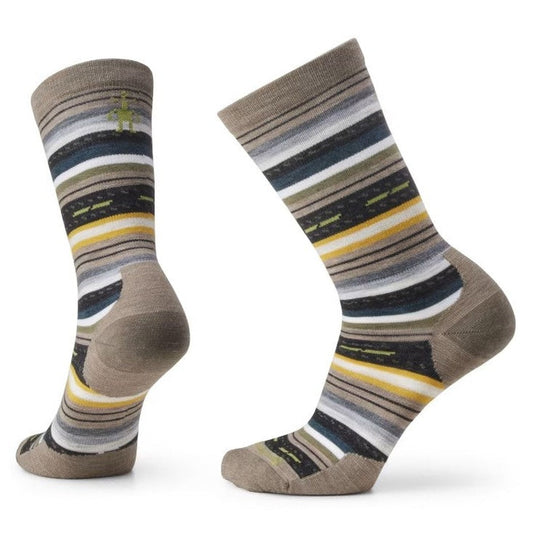 Smartwool Everyday Margarita Crew-Accessories - Socks - Unisex-Smartwool-Fossil-S-Appalachian Outfitters