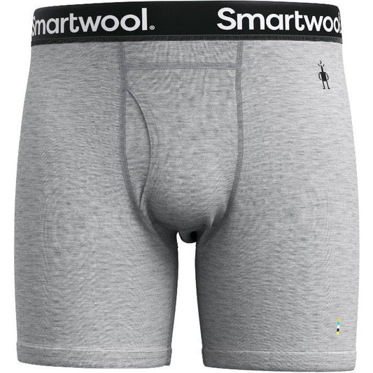 Smartwool Men's Active Boxer Brief Boxed-Men's - Clothing - Underwear-Smartwool-MediumGrayHtr-M-Appalachian Outfitters