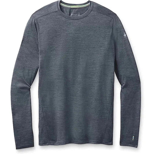 Men's Classic All-Season Merino Base Layer-Men's - Clothing - Baselayer-Smartwool-Iron Heather-S-Appalachian Outfitters