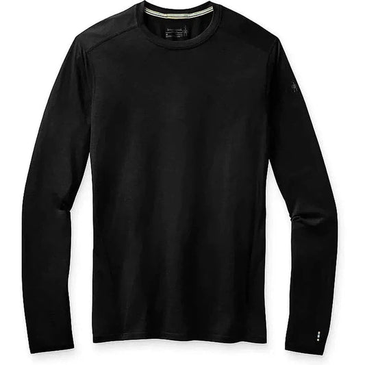 Men's Classic All-Season Merino Base Layer-Men's - Clothing - Baselayer-Smartwool-Black-S-Appalachian Outfitters