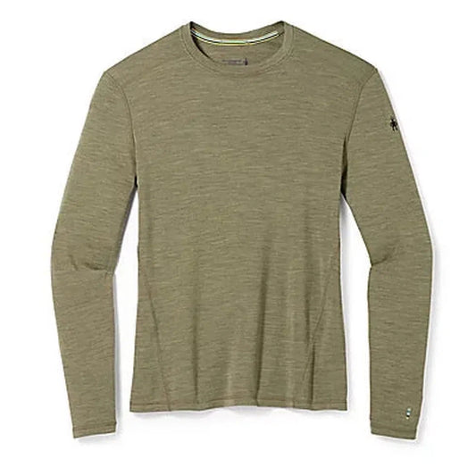 Men's Merino 250 Base Layer Crew-Men's - Clothing - Baselayer-Smartwool-Winter Moss Heather-M-Appalachian Outfitters