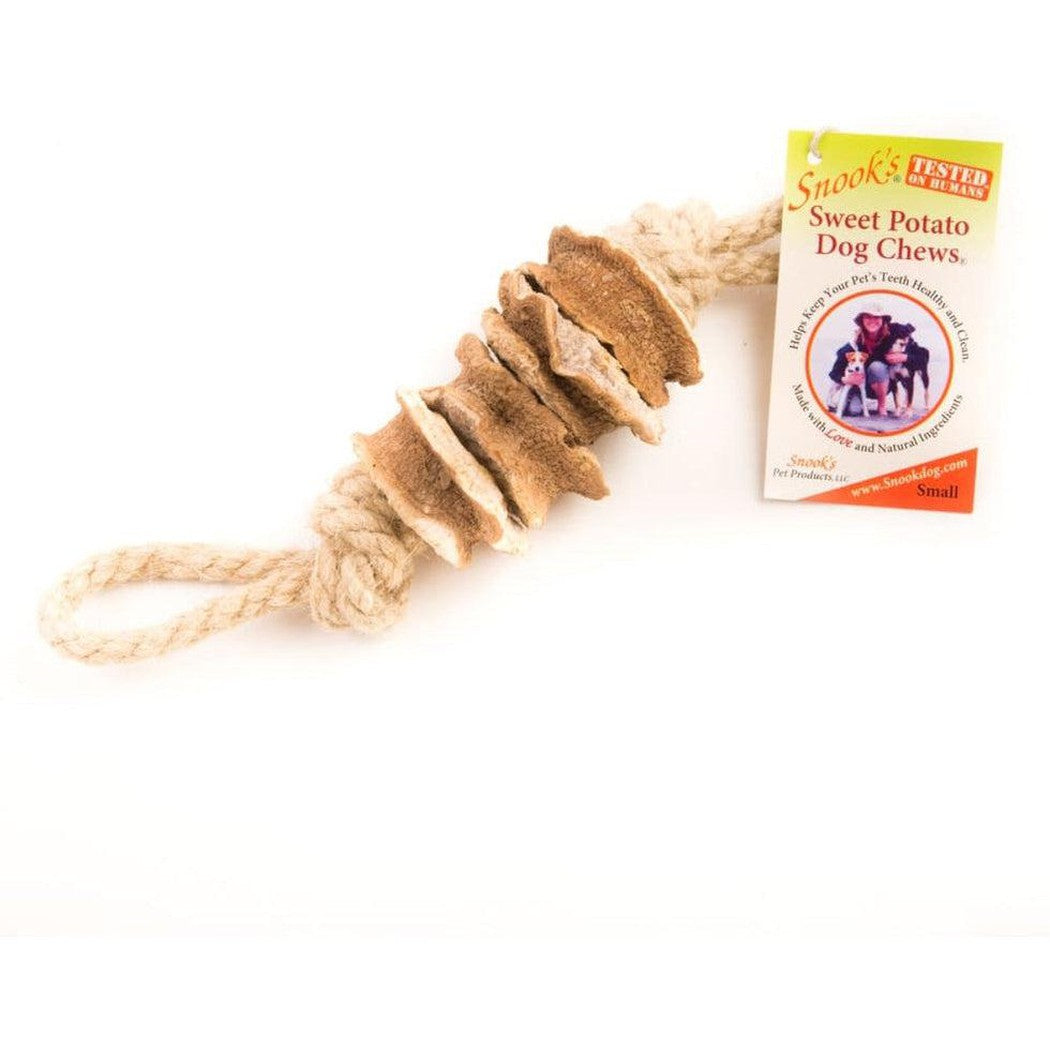 Sweet potato dog chew hot sale rope