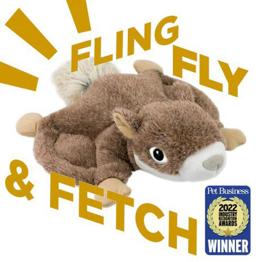 Tall Tails Plush Flying Squirrel Toy - 12"-Pets - Toys-Tall Tails-Appalachian Outfitters
