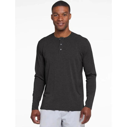 Men's Everywear Long Sleeve Henley-Men's - Clothing - Tops-Tasc-Iron Heather-M-Appalachian Outfitters