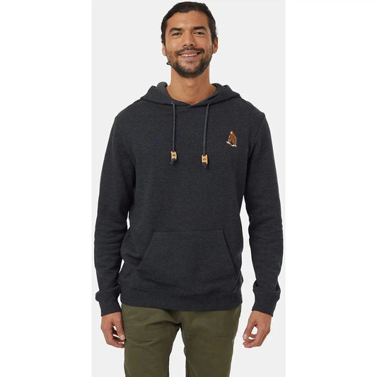 Tentree Men's Sasquatch Hoodie-Men's - Clothing - Tops-Tentree-Meteorite Black Heather Snowshoe-M-Appalachian Outfitters