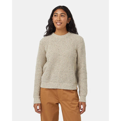 Tentree Women's Highline Nep Crew Sweater-Women's - Clothing - Tops-Tentree-Pale Oak Heather Nep-S-Appalachian Outfitters