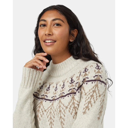 Tentree Women's Highline Wool Intarsia Sweater-Women's - Clothing - Tops-Tentree-Appalachian Outfitters