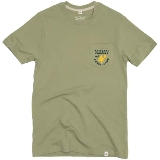 The Landmark Project National Forests and Grasslands Pocket Tee-Unisex - Clothing - Tops-The Landmark Project-Appalachian Outfitters