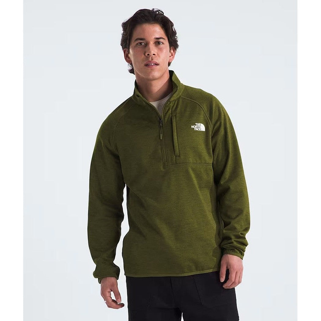 The North Face Men's Canyonlands 1/2 Zip-Men's - Clothing - Tops-The North Face-Forest Olive Heather-M-Appalachian Outfitters