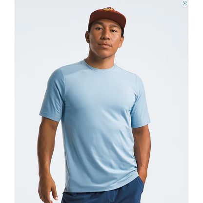 The North Face Men's Dune Sky Short Sleeve-Men's - Clothing - Tops-The North Face-Steel Blue-M-Appalachian Outfitters