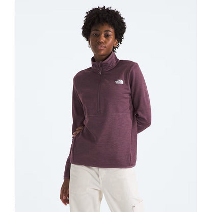 The North Face Women's Canyonlands 1/4 Zip-Women's - Clothing - Tops-The North Face-Midnight Mauve Heather-S-Appalachian Outfitters