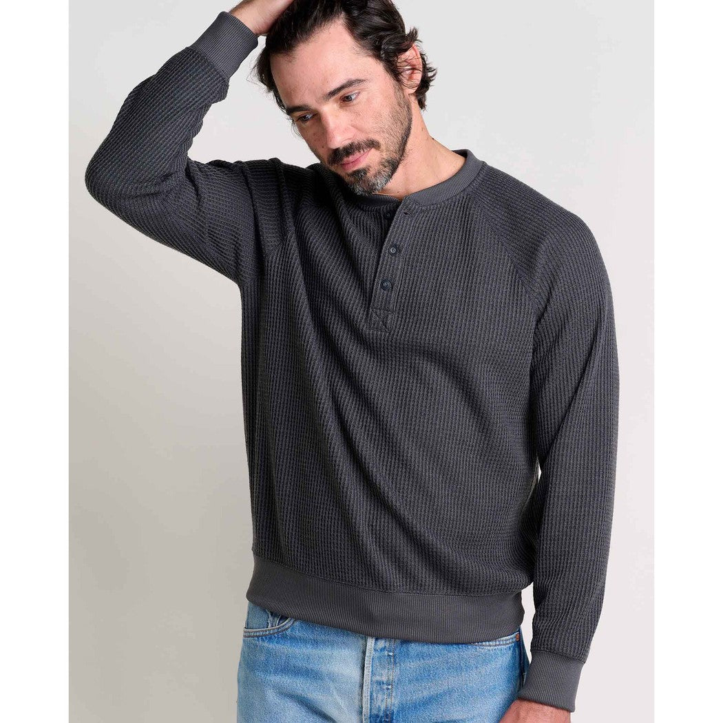 Toad & Co Men's BitterRoot Long Sleeve Henley-Men's - Clothing - Tops-Toad & Co-Appalachian Outfitters