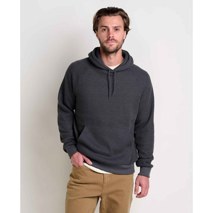 Toad & Co Men's Bitterroot Long Sleeve Hoodie-Men's - Clothing - Tops-Toad & Co-Soot-M-Appalachian Outfitters