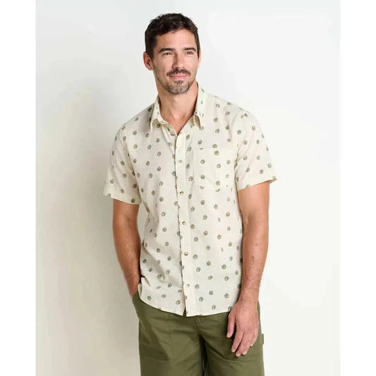 Toad & Co Men's Fletcher Short Sleeve Shirt-Men's - Clothing - Tops-Toad & Co-Salt Agave Print-M-Appalachian Outfitters