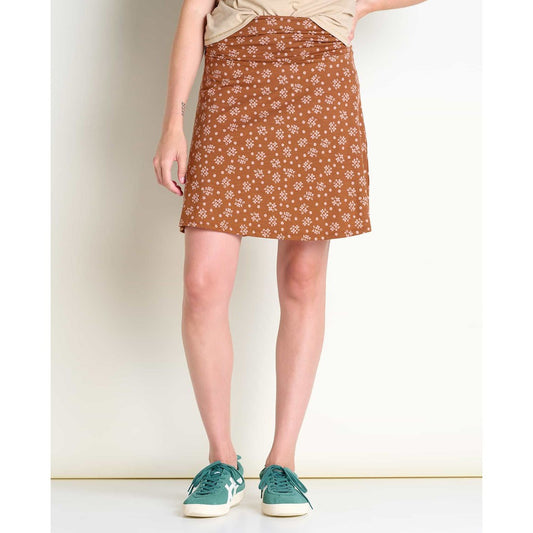 Toad & Co Women's Chaka Skirt-Women's - Clothing - Bottoms-Toad & Co-Fawn Polka Dot Print-S-Appalachian Outfitters