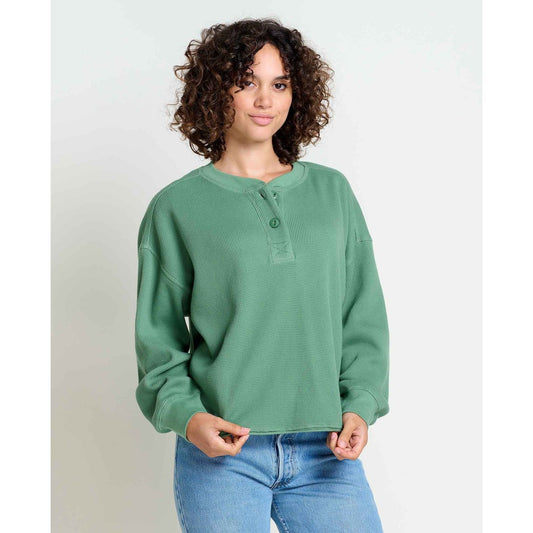 Toad & Co Women's McCloud Long Sleeve Henley-Women's - Clothing - Tops-Toad & Co-Ivy-S-Appalachian Outfitters