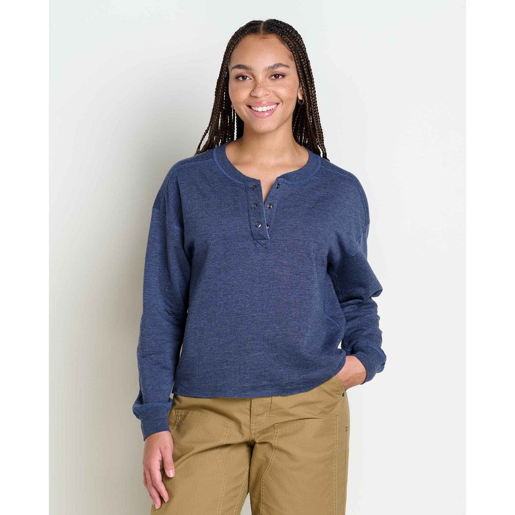 Toad & Co Women's Nord Reversible Long Seelve Henley-Women's - Clothing - Tops-Toad & Co-Appalachian Outfitters