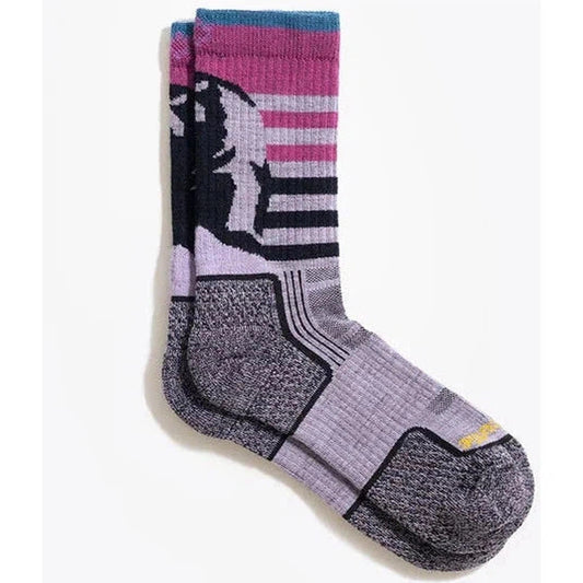 Tough Cuties Sasha the Fierce Bear-Accessories - Socks - Women's-Tough Cuties-Lavender-S-Appalachian Outfitters