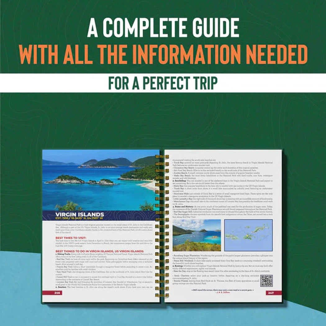 Wanderstate National Parks Bucket List Adventure Guide & Journal-Accessories - Books-Wanderstate-Appalachian Outfitters