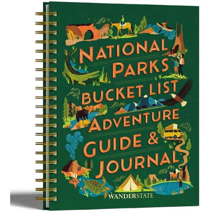 Wanderstate National Parks Bucket List Adventure Guide & Journal-Accessories - Books-Wanderstate-Appalachian Outfitters