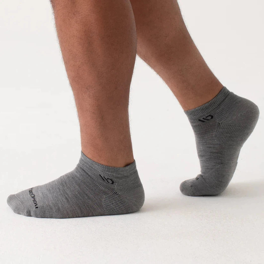 Wide Open Men's Solid Midweight No Show Sock-Accessories - Socks - Men's-Wide Open-Appalachian Outfitters