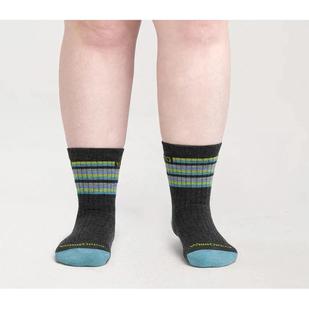 Wide Open Women's Multi Stripe Midweight Micro Crew Sock-Accessories - Socks - Women's-Wide Open-Appalachian Outfitters