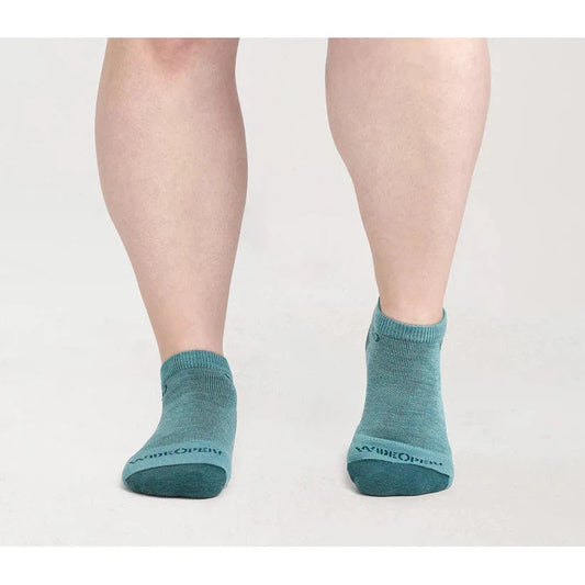 Wide Open Women's Solid Midweight No Show Sock-Accessories - Socks - Women's-Wide Open-Appalachian Outfitters